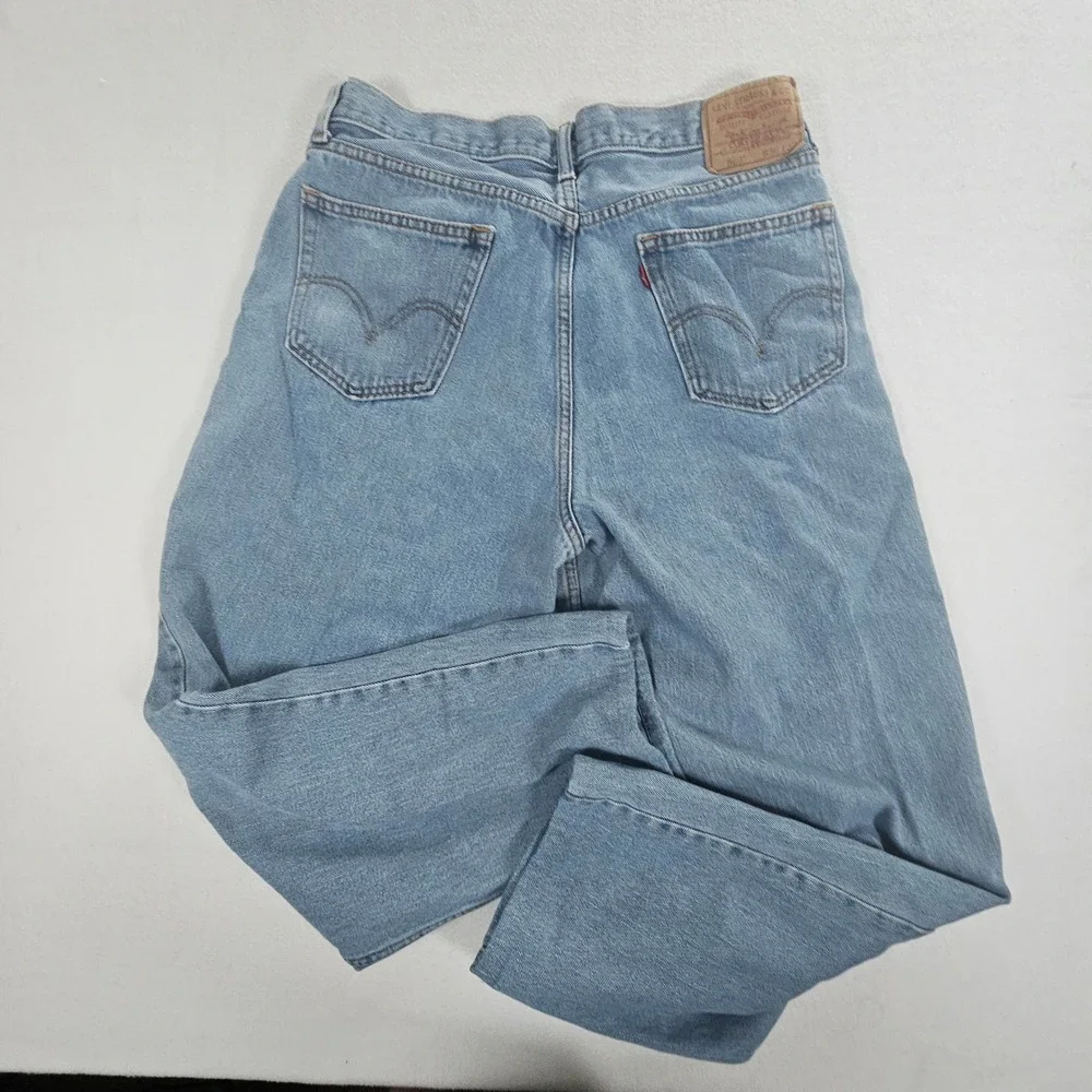 Levis 560 Comfort Fit Jeans Mens 36x32 Blue Denim Tapered Leg Medium Wash - Picture 9 of 10